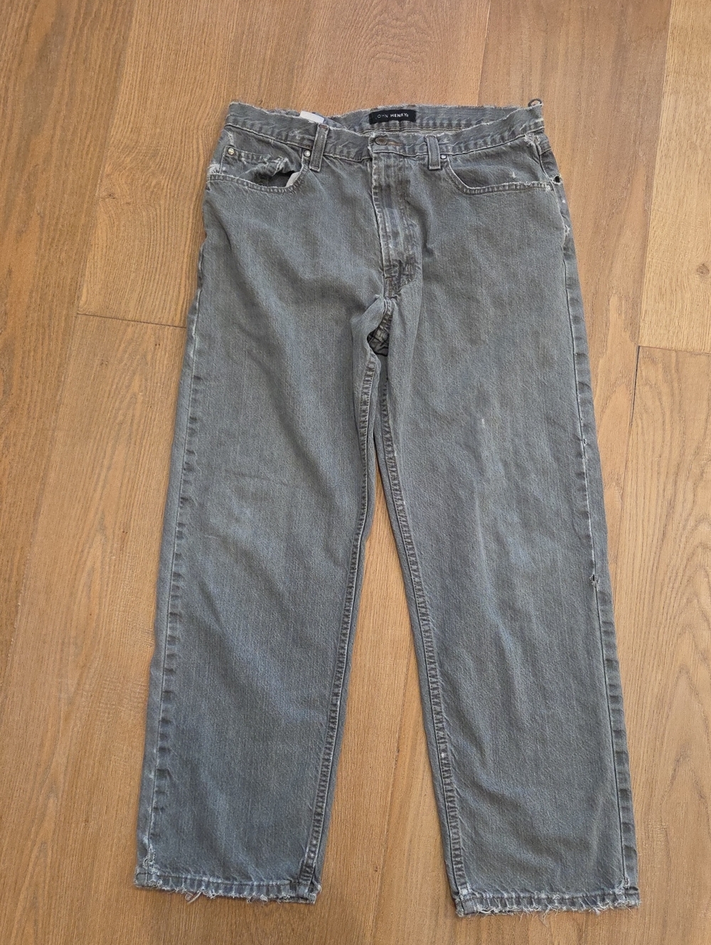 Classic Straight Gray Men's Jeans